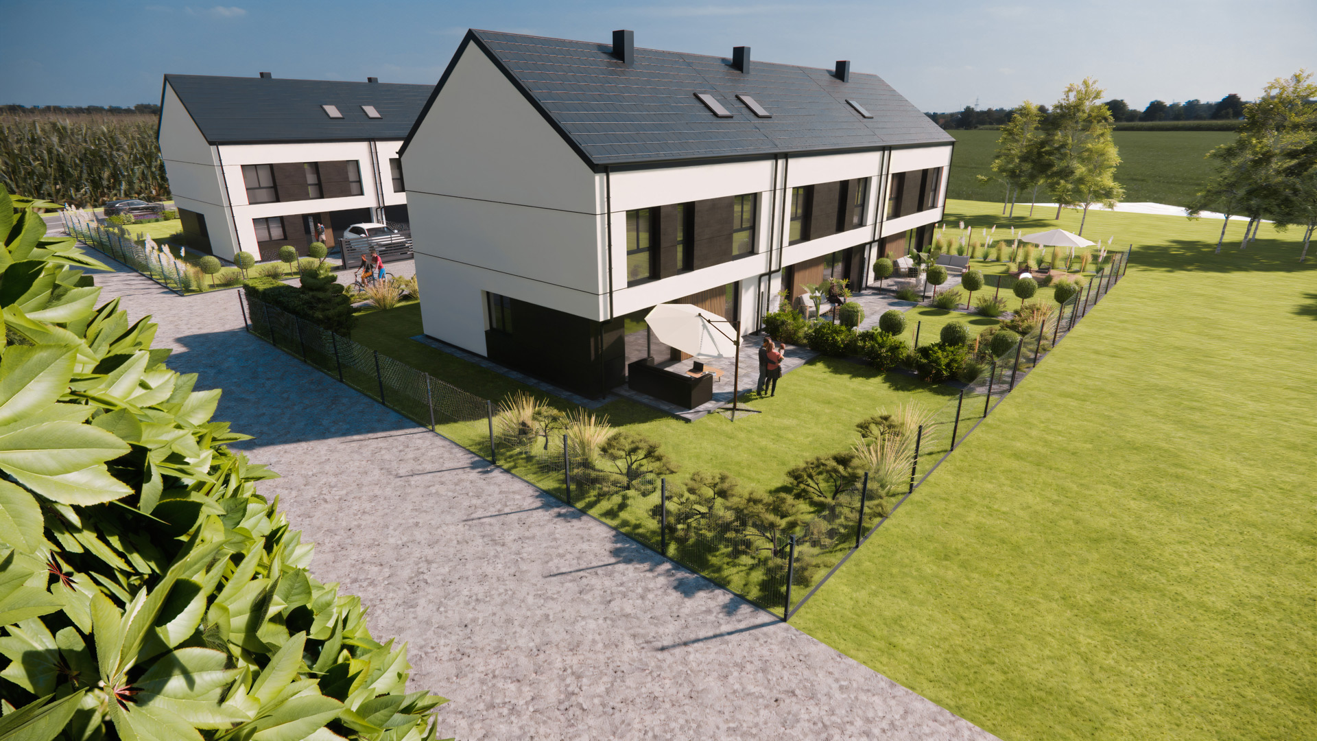 DOmy Warka, osiedle Słoneczna Warka