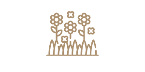 Prywatny ogródek przy każdym domu